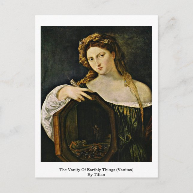 Carte Postale La Vanité Des Choses Terrestres (Vanitas) Par Titi (Devant)