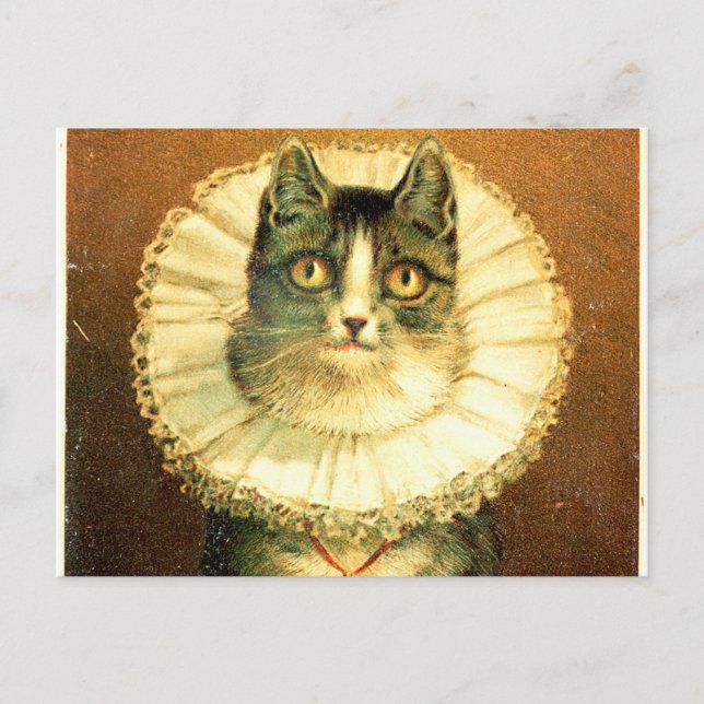 Carte Postale La veuve de Frederick Dielman, art Kitch typique (Devant)