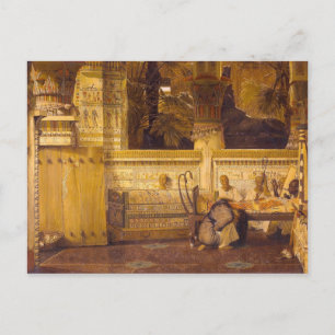 Carte Postale La veuve égyptienne Alma-Tadema