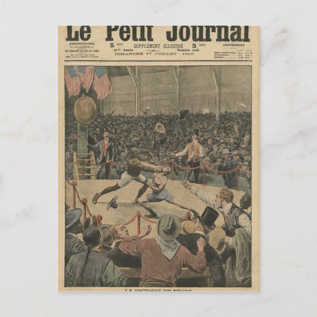 Carte Postale La victoire du nègre (Devant)