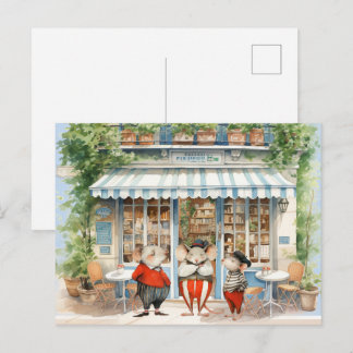 Carte Postale La vie à Mice Town - Après les discussions autour 