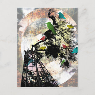 Carte Postale La vie dans une cage