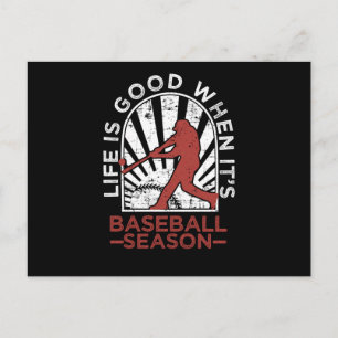 Carte Postale La Vie De Batteur vintage Coureur Est Bonne Quand 