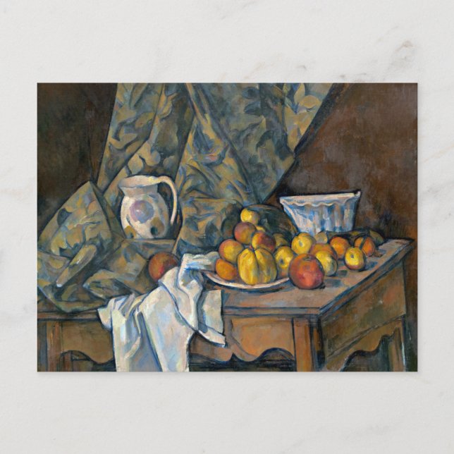 Carte Postale La vie de Paul Cezanne | toujours avec des pommes (Devant)
