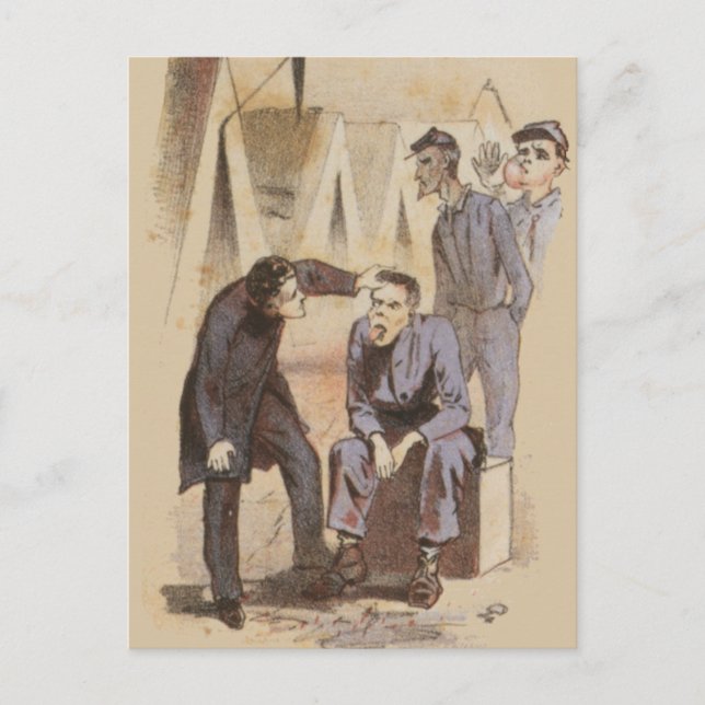 Carte Postale La vie du chirurgien pendant la guerre civile (Devant)
