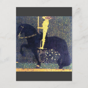 Carte Postale La vie d'une lutte (Les Chevaliers d'or) -Klimt