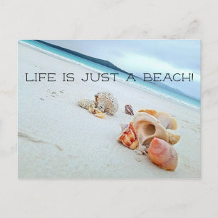 Carte Postale La vie est juste une plage