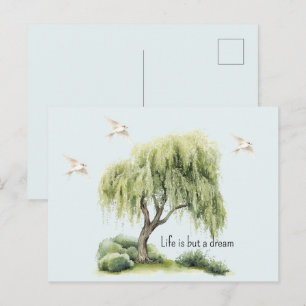 Carte Postale La vie est un arbre à rêve Oiseaux