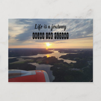 Carte Postale La vie est un voyage