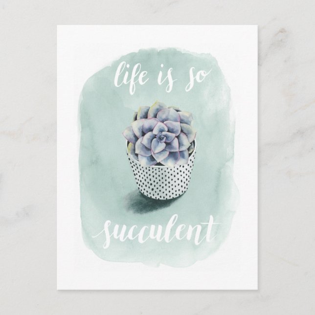 Carte Postale La vie est une réussite I (Devant)