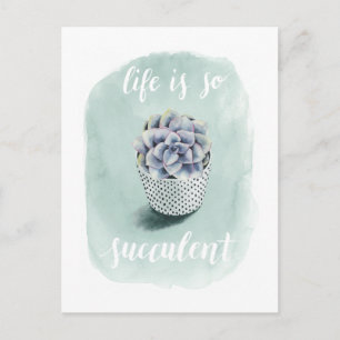 Carte Postale La vie est une réussite I