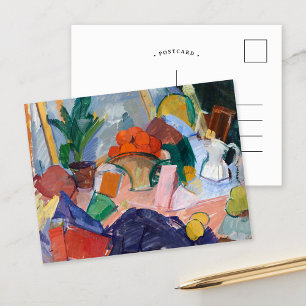 Carte Postale La vie morte avec des oranges dans un panier   Edv