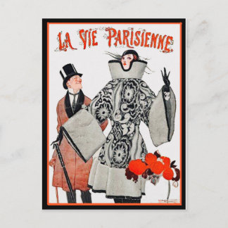 Carte Postale La Vie Parisienne - Mode française