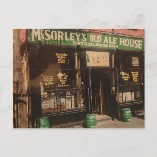 Carte Postale LA VIEILLE MAISON ALE DE McSORLEY (Devant)