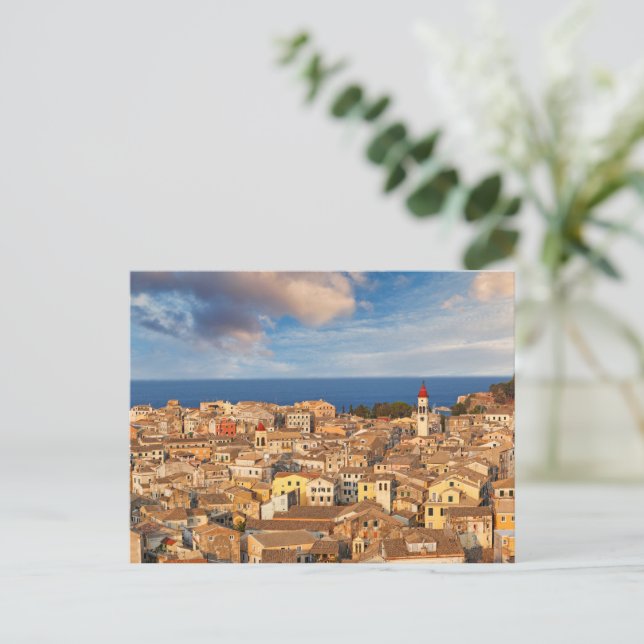 Carte Postale La vieille ville de Corfou, Grèce (Debout devant)