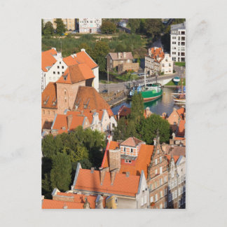 Carte Postale La vieille ville de Gdansk en Pologne