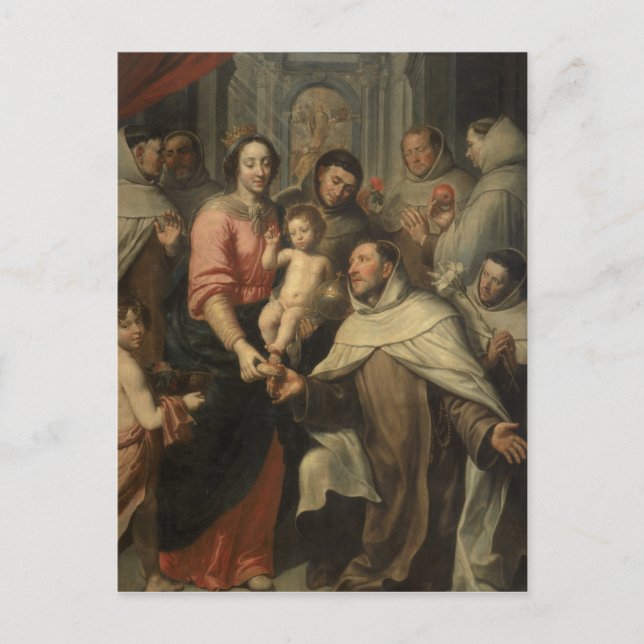 Carte Postale La Vierge des Carmélites (Devant)