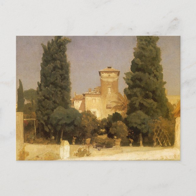 Carte Postale La Villa Malte, Rome par Lord Frederic Leighton (Devant)