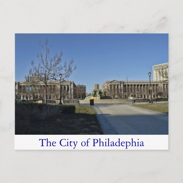 Carte Postale La ville de Philadelphie (Devant)