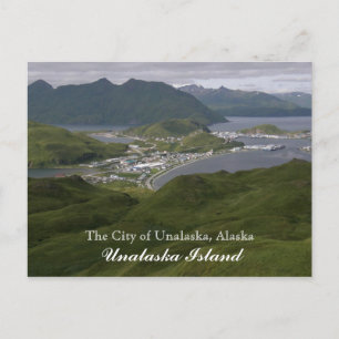 Carte Postale La ville d'Unalaska, Alaska