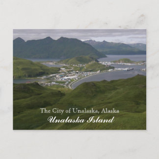 Carte Postale La ville d'Unalaska, Alaska