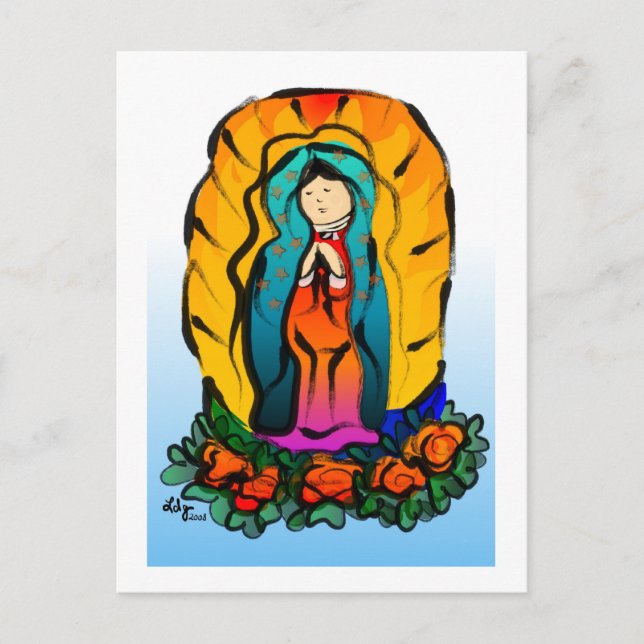 Carte postale La Virgin de Guadalupe (Devant)