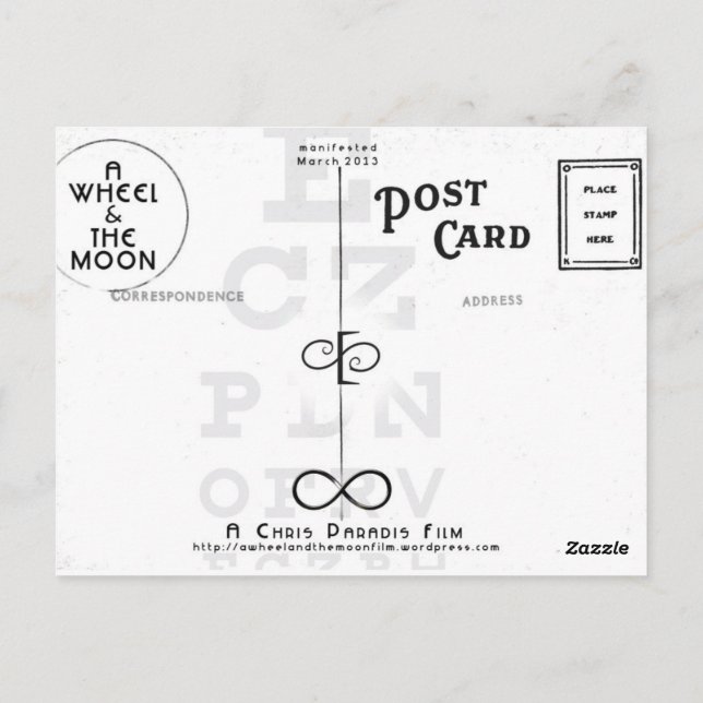 CARTE POSTALE LA VISION LOTUS DE NORMAN (Dos)