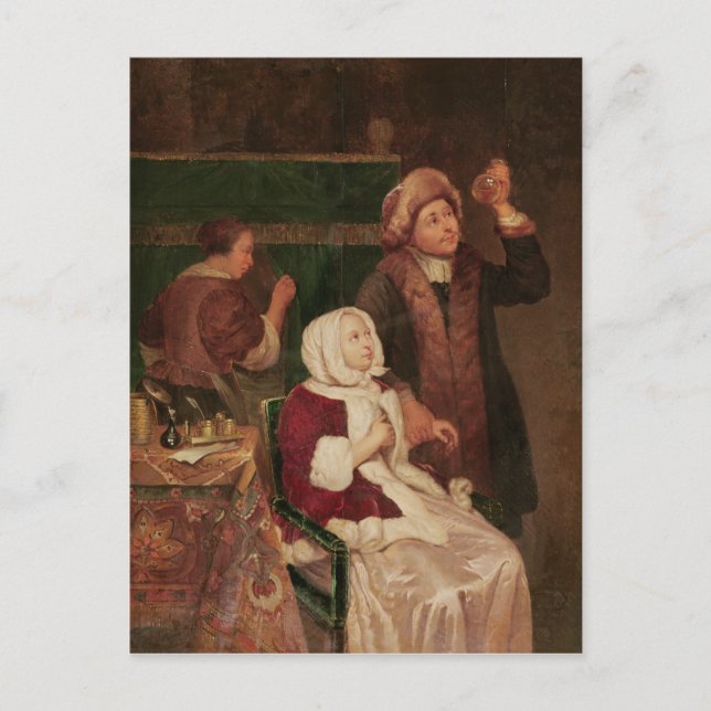 Carte Postale La visite du médecin (Devant)