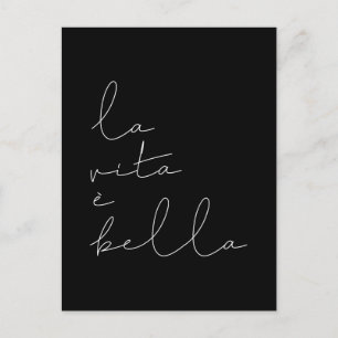 Carte Postale La vita è bella