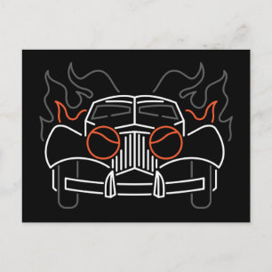 Carte Postale La voiture de Cruella De Vil