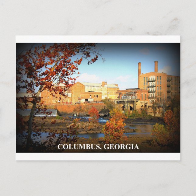 CARTE POSTALE LA VUE DE LA VILLE DE PHENIX, ALABAMA (Devant)