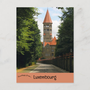 Carte Postale L'abbaye de Clervaux Clervaux Luxembourg