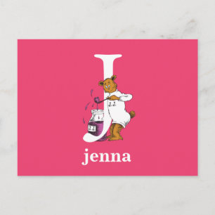 Carte Postale L'ABC de Dr Seuss : Lettre J - Blanc   Ajoutez vot