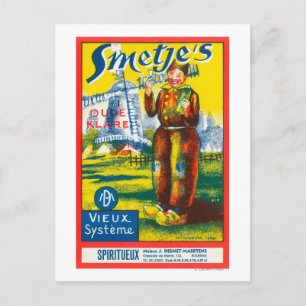 Carte Postale Label Vin de SmetjeEurope