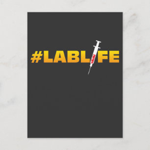 Carte Postale Laboratoire de la vie Recherche Chem Fun