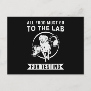 Carte Postale Labrador Le Labo Pour Tester L'amant De Chien Retr