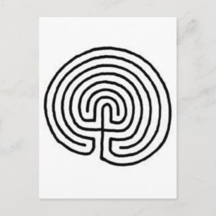 Carte Postale Labyrinthe