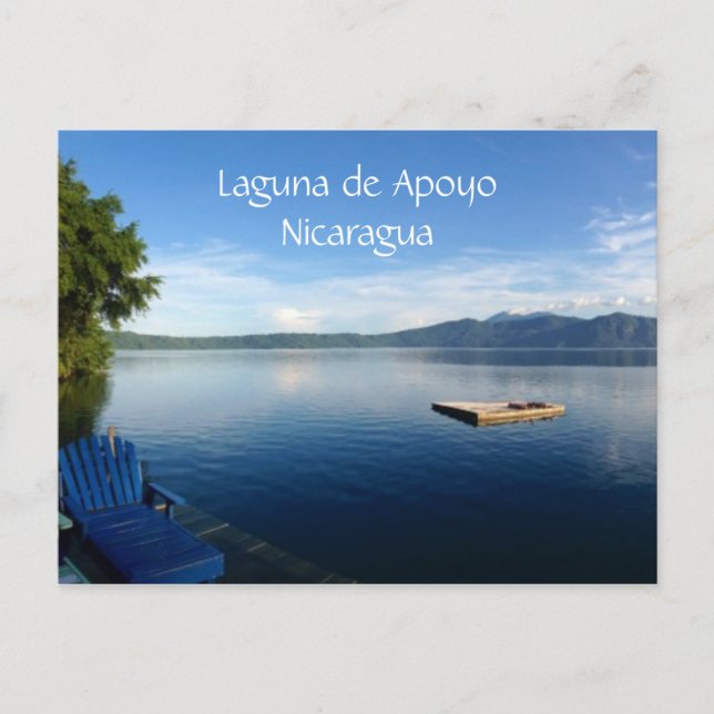 Carte Postale lac apoyo (Devant)