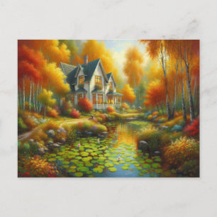Carte Postale Lac Autumn House