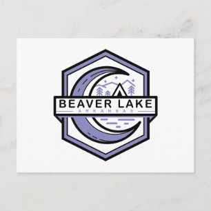 Carte Postale lac beaver arkansas lune hexa