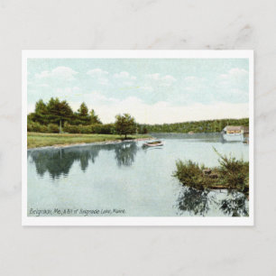 Carte Postale Lac Belgrade, Maine 1910 Vintage