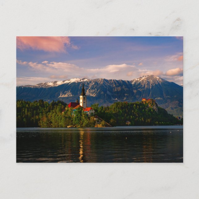 Carte Postale Lac Bled (Devant)
