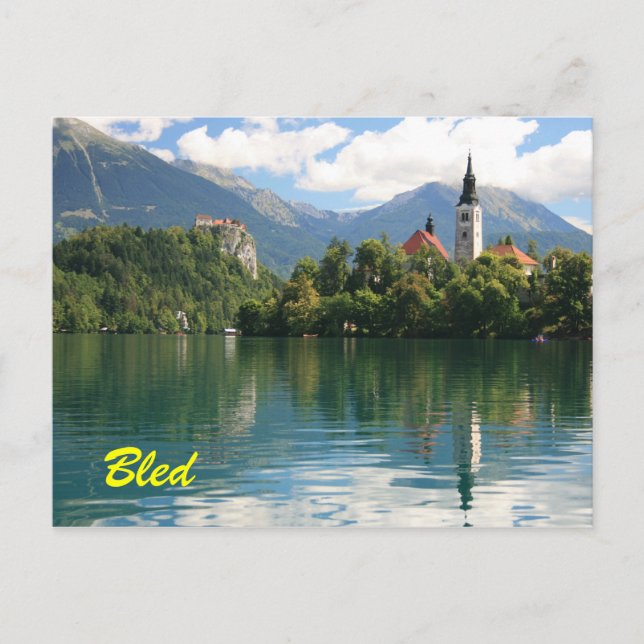 Carte Postale Lac Bled (Devant)