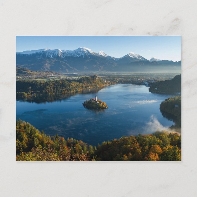 CARTE POSTALE LAC BLED, SLOVÉNIE (Devant)