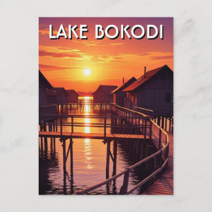 Carte Postale Lac Bokodi Hongrie Coucher de soleil