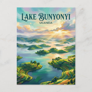 Carte Postale Lac Bunyonyi Ouganda