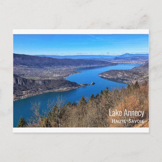 Carte Postale Lac d'Annecy, Haute-Savoie, Alpes françaises (Devant)