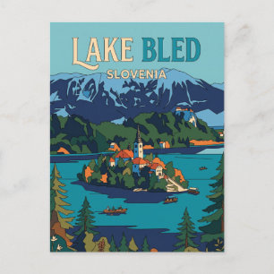Carte Postale Lac de Bled (Île de Bled) Slovénie