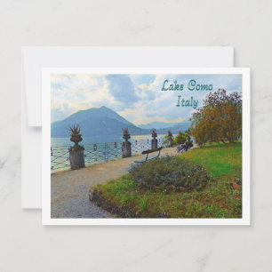 CARTE POSTALE LAC DE CÔME, ITALIE / SÉRÉNITÉ PARFAITE