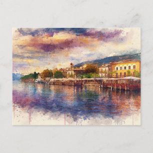 Carte Postale Lac de Garde (Lago di Garda) - Éclaboussure d'aqua